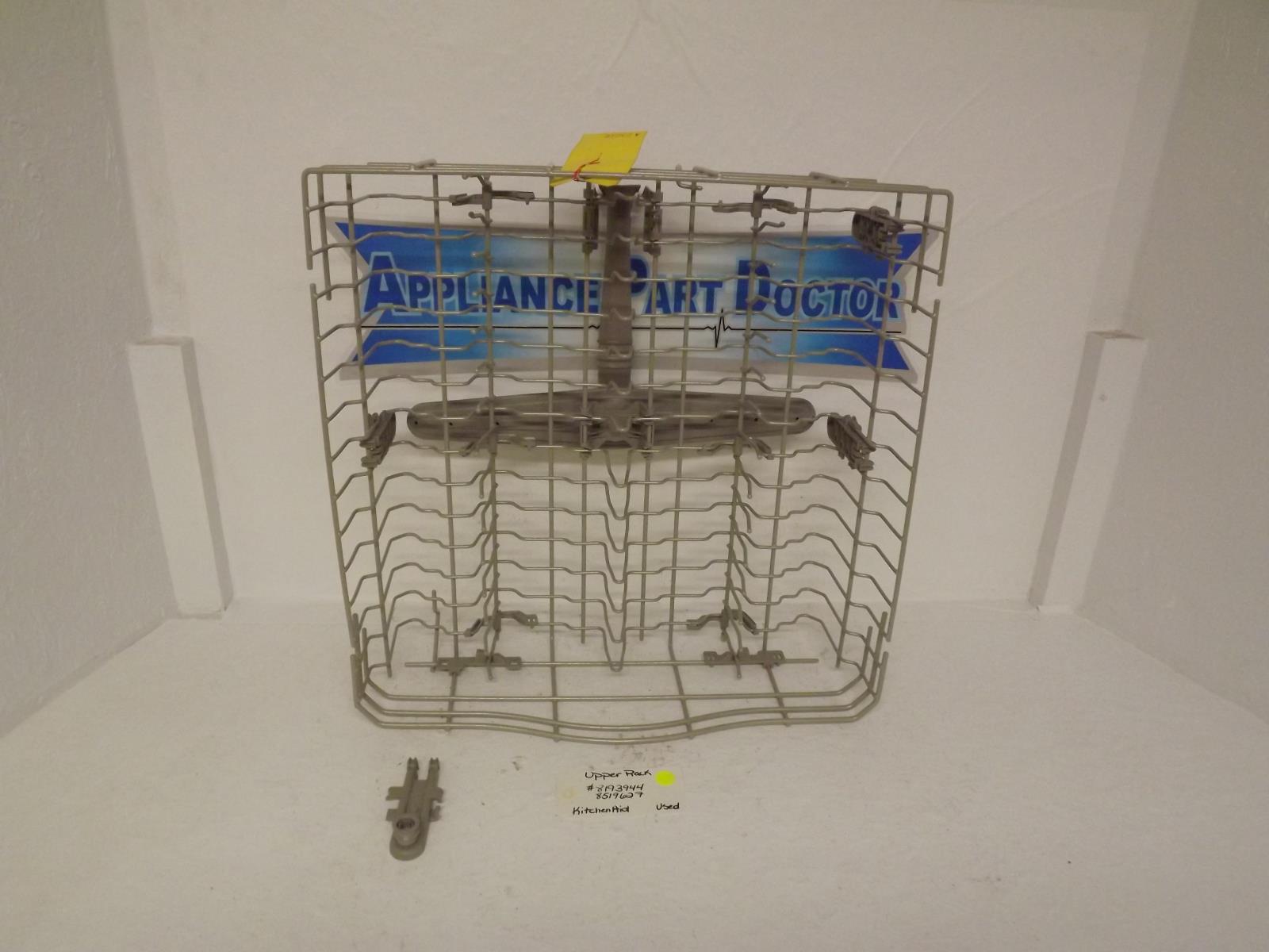 KitchenAid Dishwasher 8193944 8519627 Upper Rack Used KitchenAid Dishwasher 8193944 8519627 Upper Rack Used